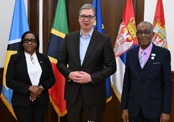 ZAHVALIO SAM IM SE NA ODLUCI DA POVUKU PRIZNANJE TZV. KOSOVA Vučić se sastao sa predstavnicima Svete Lucije i Federacije Svetog Kristofera i Nevisa