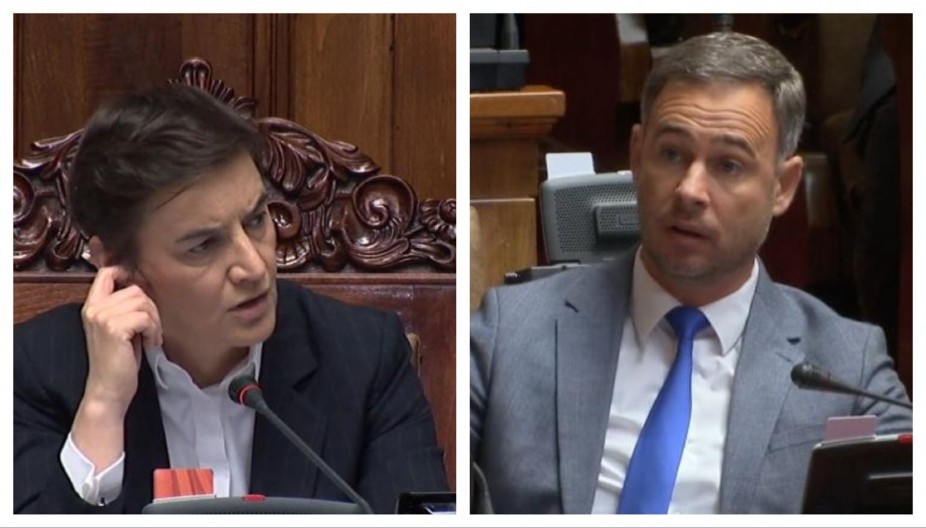 "TO ŠTO RADITE JE DUBOKO BEDNO I NEDOSTOJNO JEDNOG NARODNOG POSLANIKA" Brnabić zgrožena gnusotinama Mikija Aleksića