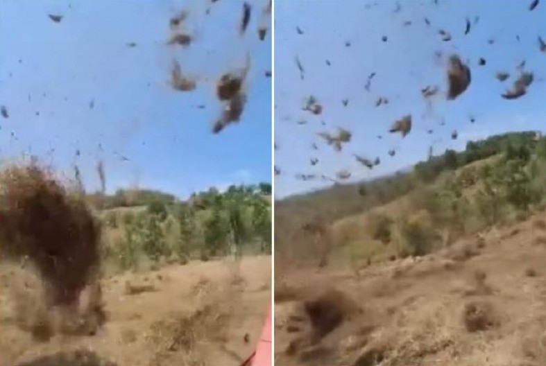 "VILINO KOLO" KOD KRALJEVA, LJUDI NE VERUJU ŠTA VIDE! Ni dašak vetra, a sve krenulo da se diže u nebo! (VIDEO)