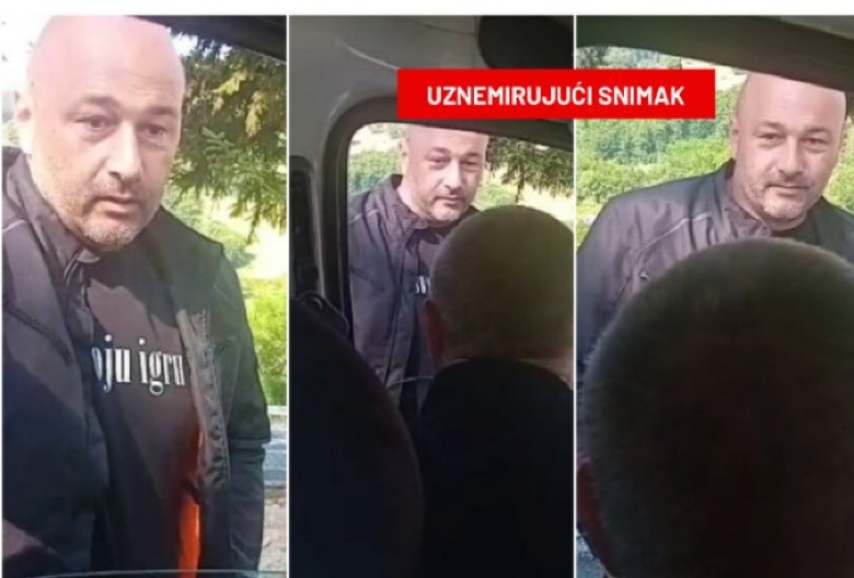 EKSKLUZIVNO! Brutalan napad na poštenog domaćina u Kosjeriću: Evo crno na belo kako blokader presreće Radovana Božovića (VIDEO)