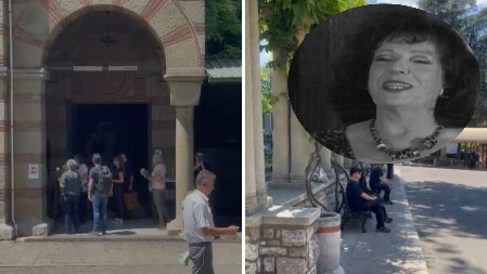 KREMIRANA ŽIŽA STOJANOVIĆ Tuga na Novom groblju, evo koliko se ljudi pojavilo (FOTO)