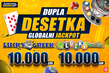 SREĆA DOLAZI U PARU – NOVI DŽEKPOT NA OMILJENIM VIRTUALIMA Dvostruka šansa, brutalna isplata i dva puta do sreće!