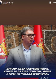 VAŽNA PORUKA ZA GRAĐANE SRBIJE, NE TREBA DA SE SEKIRAJU Oglasio se predsednik Vučić