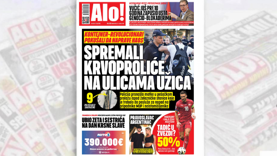 KONTEJNER-REVOLUCIONARI POKUŠALI DA NAPRAVE HAOS Spremali krvoproliće na ulicama Užica