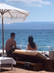 TEODORA DŽEHVEROVIĆ UHVAĆENA SA KOŠARKAŠEM U CRNOJ GORI Matic Rebec sve vreme uz nju!