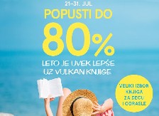 Leto je pravo vreme za čitanje: Vulkan knjige na popustu do 80% samo na sajtu vulkani.rs