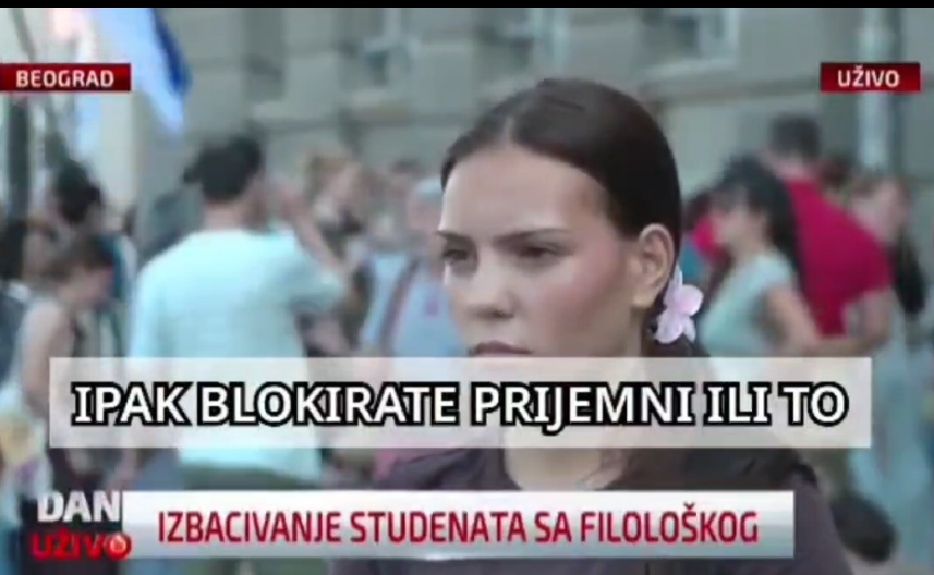 SKANDAL! N1 SE SVETI ZBOG PROPASTI OBOJENE REVOLUCIJE Huškaju zgubidane blokadere da blokiraju polaganje prijemnih ispita! (VIDEO)