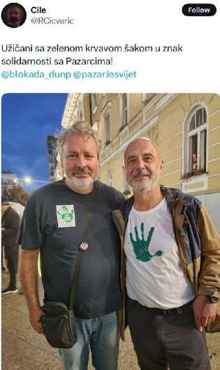 SRAMOTA OD ČOVEKA! Otac Pavla Cicvarića se šlihta sa "zelenom krvavom šakom" huliganima koji su psovali srpske majke!