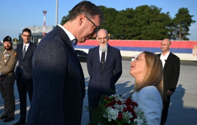 PREMIJERKA ITALIJE U SRBIJI! Vučić i Meloni razgovaraju o budućnosti Srbije u Evropi (FOTO)