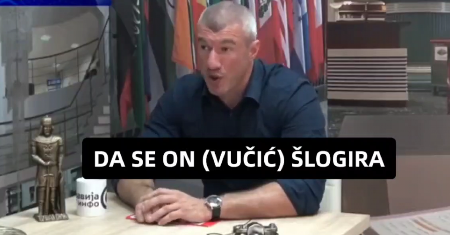 PREDVODNIK NASILNIKA BLOKADERA BAČULOV PORUČUJE: Nije mi žao Glišića! Ni Vučića mi neće biti žao ako se šlogira (VIDEO)