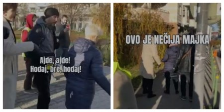 ČIST FAŠIZAM NA DELU "Studenti" ponižavaju ženu, teraju je kao da je pas, LJUDI OVO JE NEČIJA MAJKA, BAKA... (VIDEO)