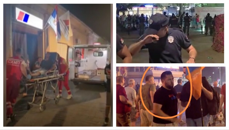 BAKLJAMA I TOPOVSKIM UDARIMA NA POLICIJU, DEČKU POCEPALI NOS Kulminiralo nasilje blokadera, pravili haos u Vrbasu i Bačkoj Palanci