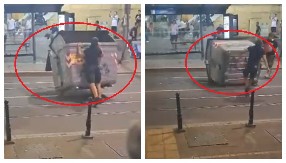 KONTEJNER REVOLUCIONARI DIVLJALI U BEOGRADU Ostrvili se na njih pa pravili haos i smeće (VIDEO)