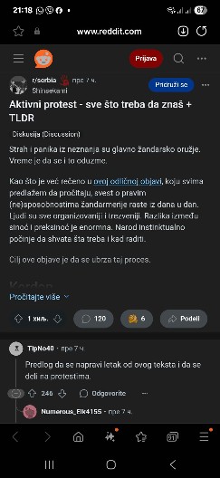 JEZIVO! Blokaderski ekstremisti dele uputstva za napad na policiju (FOTO)