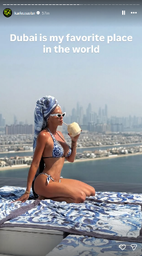VRELI SNIMCI KARLEUŠE IZ DUBAIJA Fanovi u šoku dok igra u bikiniju na vrhu hotela! (VIDEO)