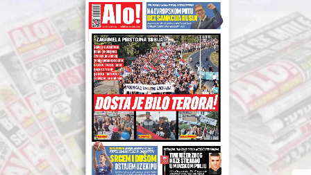 DOSTA JE BILO TERORA! Zagrmela pristojna Srbija