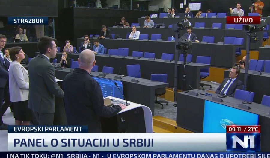 GLEDAJTE OVE LJUDSKE SRAMOTE! Vođe blokadera otišle u Strazbur da se žale na Vučića zbog Putina! (VIDEO)