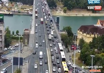 HAOS NA BRANKOVOM MOSTU Vozila se jedva kreću, LUDNICA u smeru ka Novom Beogradu (FOTO)