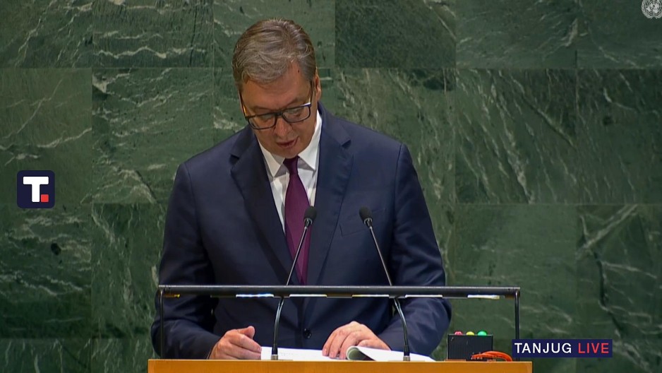 ''KIRK JE UBIJEN JER SE NJEGOVOM UBICI NIJE SVIDELA NJEGOVA IDEOLOGIJA'' Predsednik Vučić iz Njujorka o stravičnom zločinu u SAD