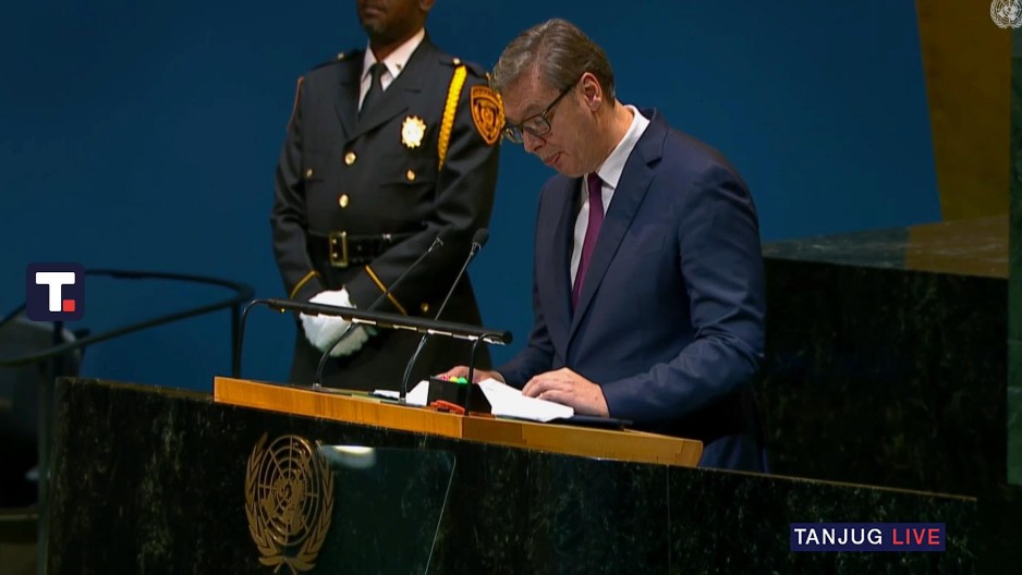 "SVET JE PRED NAJSMRTONOSNIJIM TALASOM NASILJA" Važna poruka predsednika Srbije iz UN: Svet je podeljen, verovali ili ne!