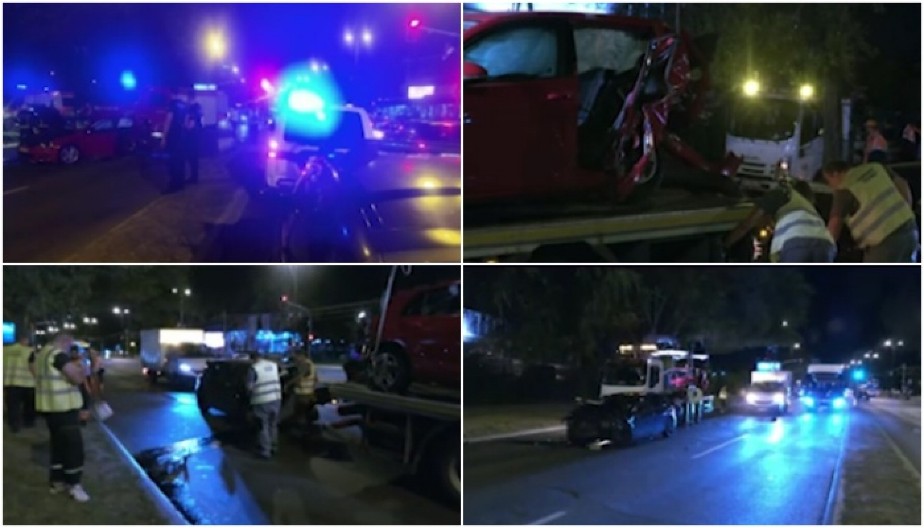 PRVE SLIKE SA MESTA UDESA KOD SAJMA Teže povređeno 5 mladih, vozila havarisana, vatrogasci ih sekli da dođu do ljudi (FOTO)