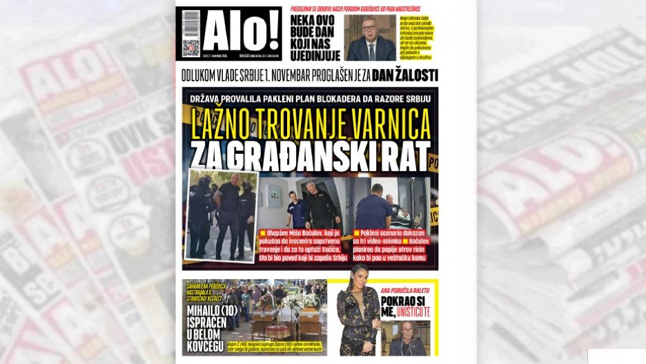 LAŽNO TROVANJE FITILJ ZA GRAĐANSKI RAT! Država provalila pakleni plan blokadera da razore Srbiju