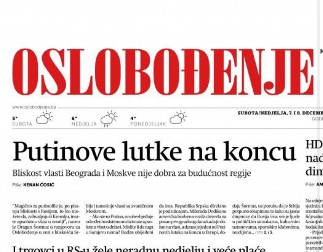 TOTALNI UDAR NA VUČIĆA IZ SARAJEVA Oslobođenje u čak tri teksta napada nezavisnu spoljnu politiku našeg predsednika