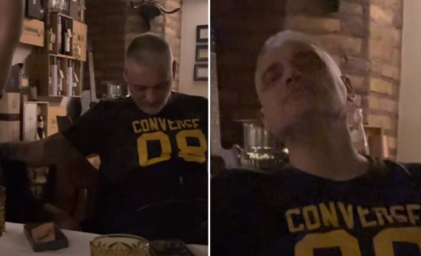 "NEMAM VIŠE RAZLOGA DA VOLIM..." Pojavio se šok snimak Čede Jovanovića iz kafane (VIDEO)