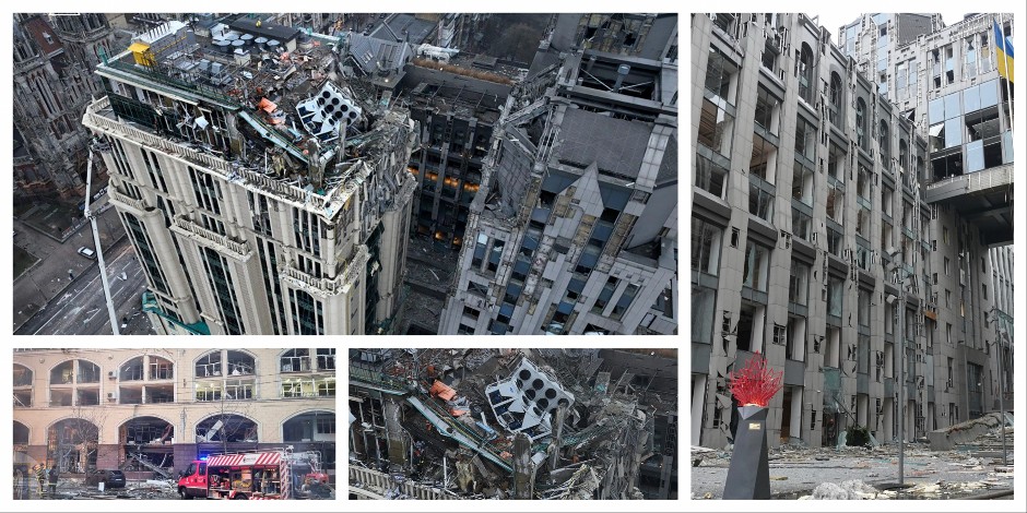 SABLASNE SCENE RAZORENE PRESTONICE Evo kako izgleda Kijev nakon raketnog udara (FOTO)