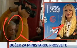 GOSPOĐO, JOŠ STUDIRATE? Đilasovka od 36 godina organizuje napad "studenata" na ministarku (VIDEO)