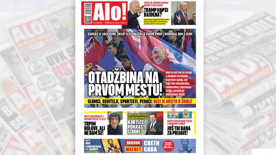 OTADŽBINA NA PRVOM MESTU! U Jagodini skup ujedinjenja pametnih i normalnih ljudi