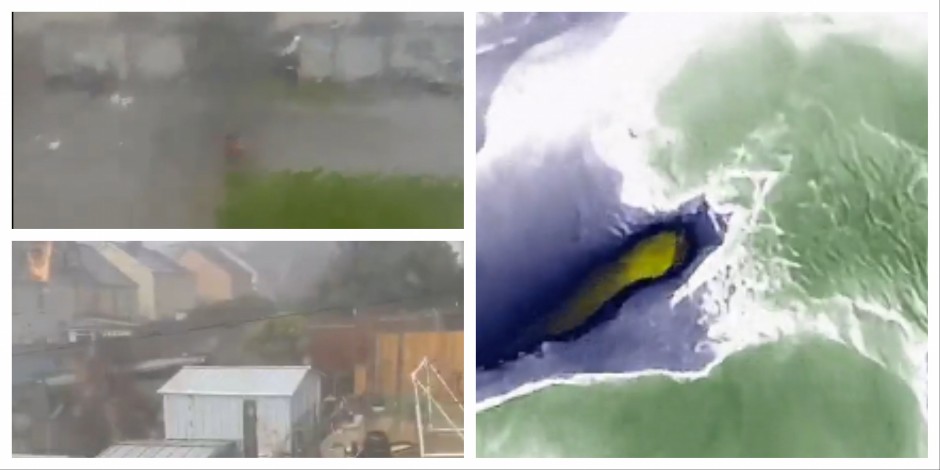 ALARM U EVROPSKOJ ZEMLJI, LETOVI I JAVNI PREVOZ OTKAZANI Opasno je po život, udari uragana biće do 160 kilometara na čas: Ovde je! (VIDEO)