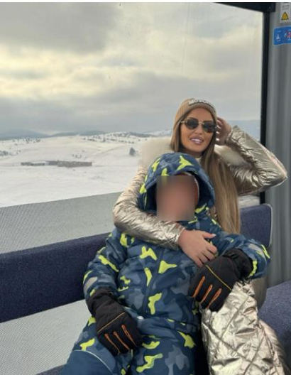 PRVO PUTOVANJE SA SINOM NAKON RAZVODA! Ana Radulović pokazala zimsku idilu na Zlatiboru