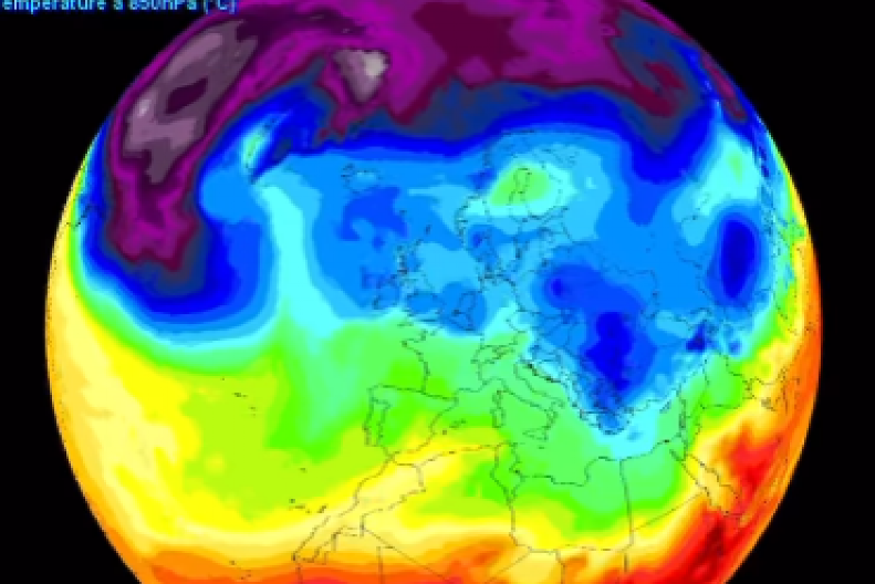 GRAĐANI, GLEDAJTE, OVAKO ĆE LEDENI VAZDUH SA SEVERA EVROPE DA PRODRE U SRBIJU  Sneg će padati i u nižim predelima