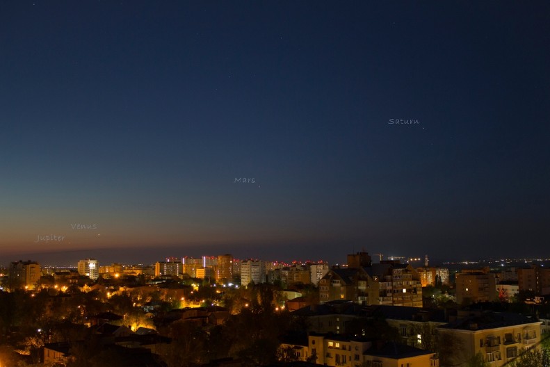 VEČERAS ​RETKA PLANETARNA PARADA NA NEBU Venera, Mars, Jupiter i Saturn mogu se videti golim okom