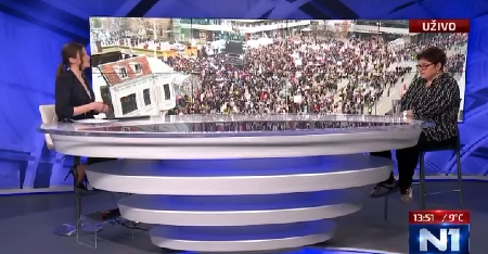 OPOZICIONA VODITELJKA PRIZNALA DA JE U PITANJU OBOJENA REVOLUCIJA! Novinarka je ubila u pojam: U protestima ne učestvuje većinska Srbija, većina dobro živi! (VIDEO)