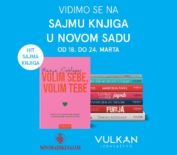 Vulkan izdavaštvo na Sajmu knjiga u Novom Sadu od 18. do 24. marta
