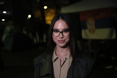 STUDENTKINJA ANĐELIJA ZA ALO!: "Dajem podršku i svim studentima koji se plaše osude - i ja sam večeras tu u njihovo ime!"