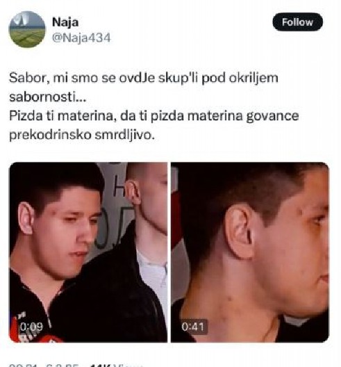 JEZIVO! Brutalne uvrede samo zato što je iz Republike Srpske!