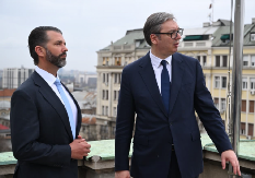 POKAZAO SAM DONALDU TRAMPU JUNIORU POGLED NA NAŠ PRELEPI BEOGRAD Vučić se javio sa terase Predsedništva Republike Srbije