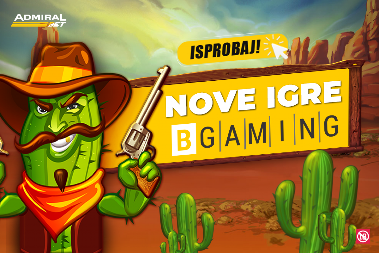BGAMING SLOTOVI SU STIGLI U ADMIRALBET – DOBRODOŠLI U SVET INOVACIJE! Još jedno moćno pojačanje u AdmiralBet slot ponudi!