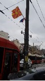 Zastave Severne Makedonije na ulicama Beograda nakon nezapamćene tragedije u Kočanima (FOTO, VIDEO)