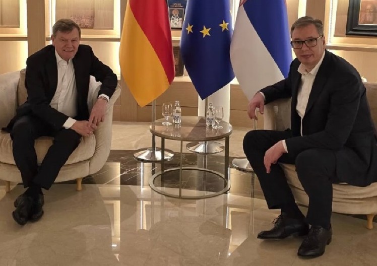 VUČIĆ SA VADEFULOM Razgovori o situaciji na Zapadnom Balkanu i jačanju odnosa sa Nemačkom