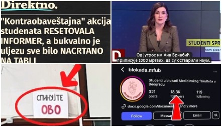 RASKRINKANE NOVE LAŽI BLOKADERA I ANTISRPSKIH MEDIJA! Još jednom dokazano da je na plenumu na Medicinskom fakultetu planiran teroristički napad!