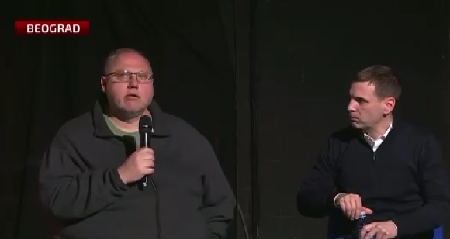 KONAČNO NA ISTOM ZADATKU! Vodeći vojvođanski separatista Nedim Sejdimović i lažni nacionalista sa francuskim pasošem Miloš Jovanović prave vladu na ulici i ruše državu Srbiju!