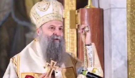 PATRIJARH PORFIRIJE NA PUTU ZA MOSKVU Kiril mu uručuje Honoris causa