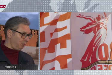 "TO RADIM ZBOG SRBIJE, PONOSAN NA SVOJU ZEMLJU": Vučić iz Moskve: "To je moja borba"