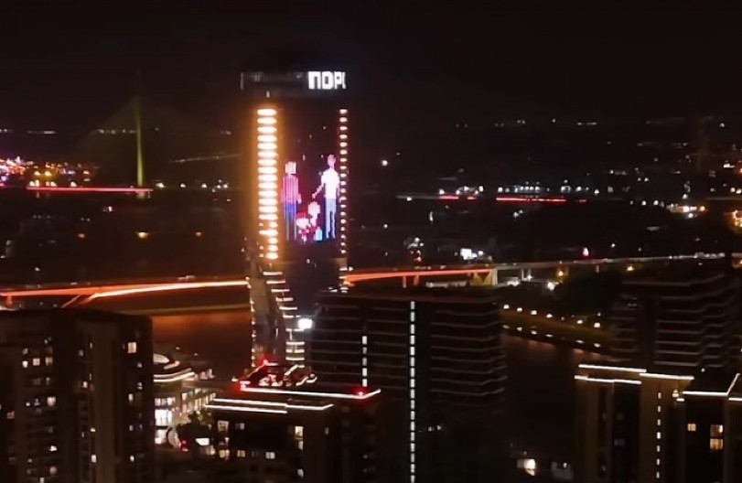 MOĆNA PORUKA NA KULI BEOGRAD! "Mesto gde sve počinje, kompas koji nas vodi i gde se uvek vraćamo" (VIDEO)