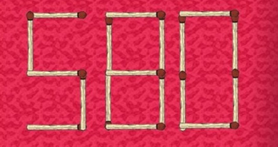 GENIJALNA MOZGALICA ZALUDELA SRBIJU  Pomerite dve šibice tako da dobijete NAJVEĆI MOGUĆI BROJ,  samo za one sa visokim IQ-om!