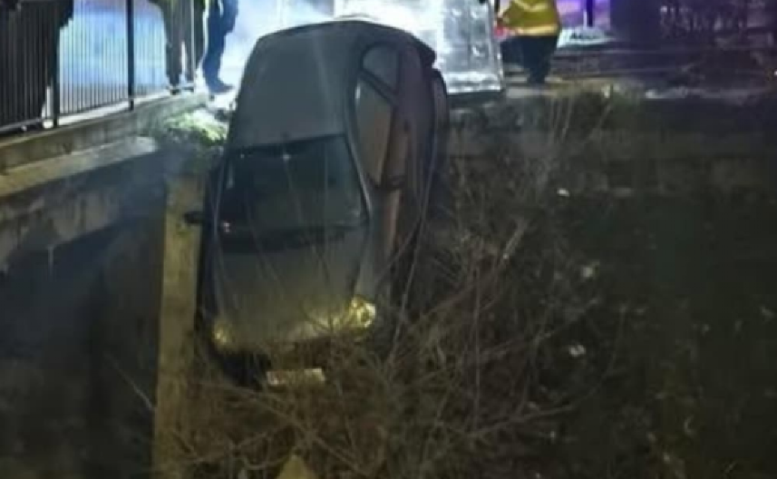 AUTOMOBIL SLETEO SA MOSTA! Stravična saobraćajna nesreća u Ćupriji (FOTO)